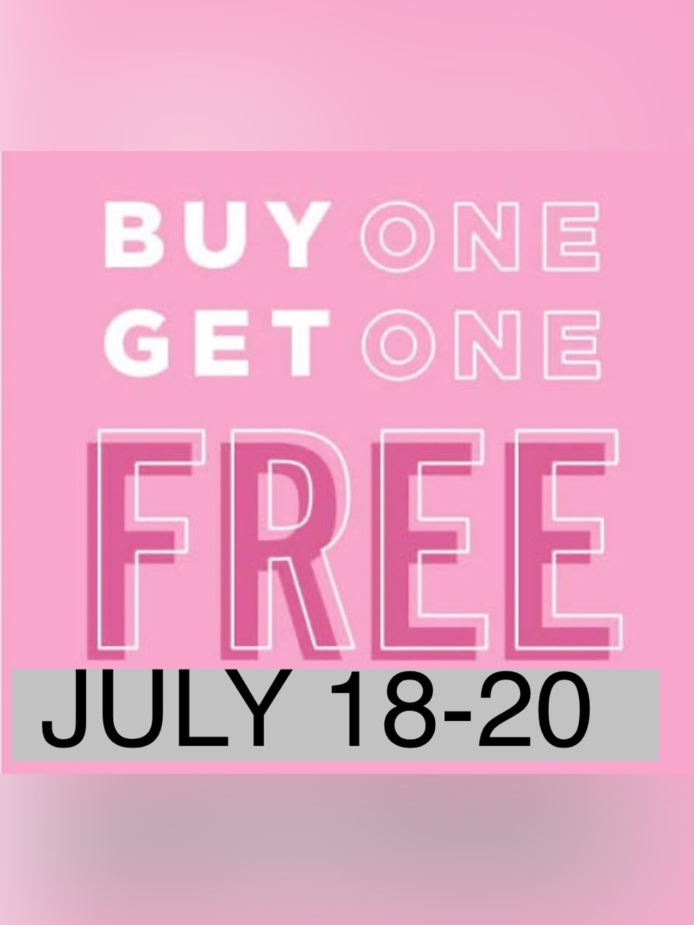 BUY ONE GET ONE FREE SALE !! JULY 18-20 see description** 🩷😎